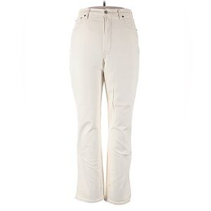 Abercrombie Curve Love ‘90s Straight Ultra High Rise Jeans Women's Size 31 Ecru